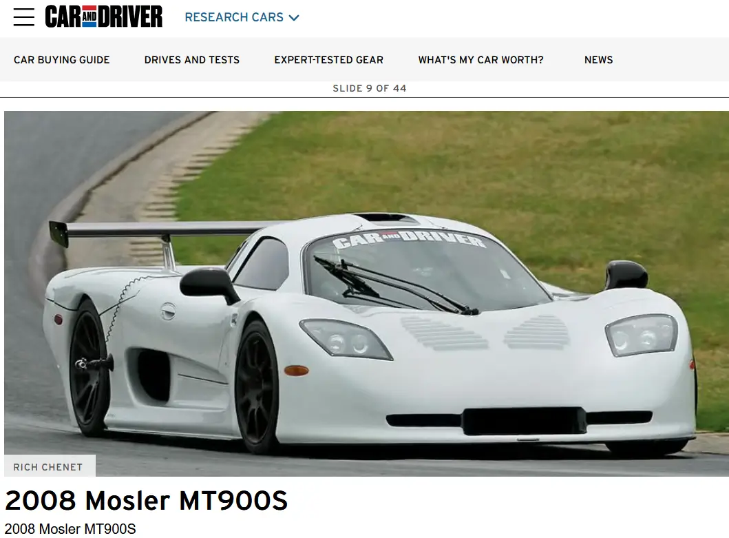 2008 Warren Mosler supercars controversy